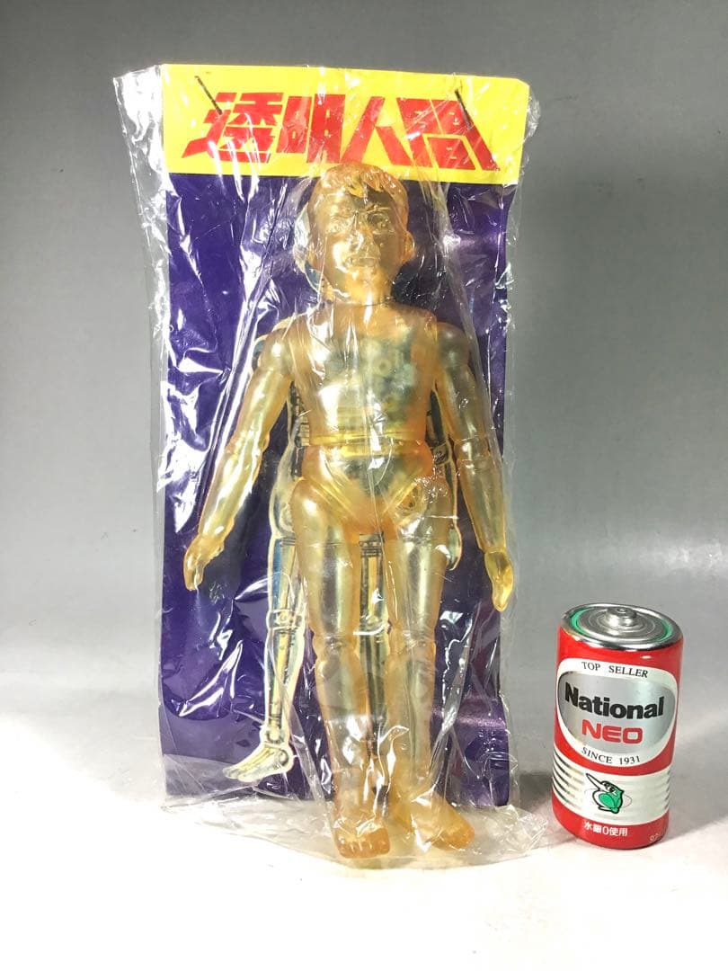 レトロ 透明人間 ソフビ 人形 UMA モンスター 怪獣 駄玩具 変身サイボーグ