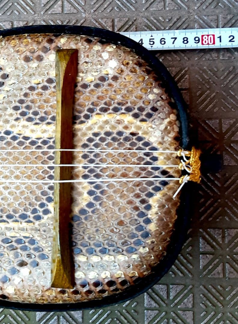 沖縄 三線 ソフトケース付 ジャンク扱い