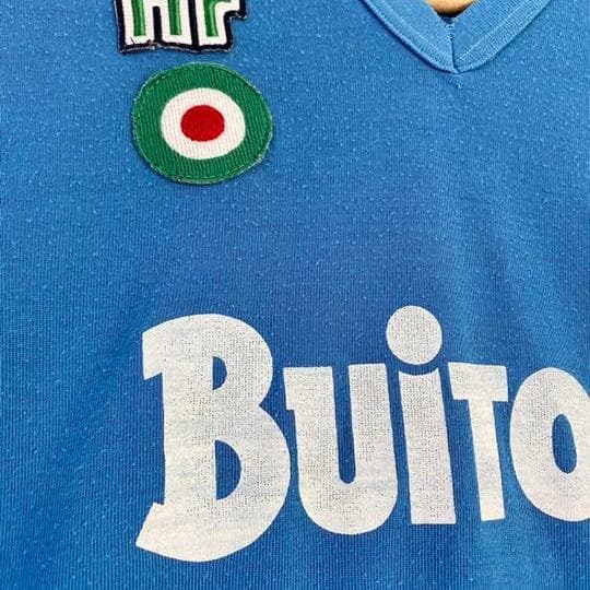 黄金期!　マラドーナ　ナポリ　ブイトーニ　ユニフォーム 87/88SSC