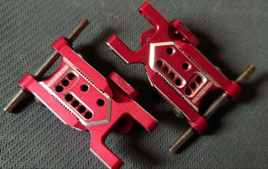 OverDose アジャスタブルリヤサスアーム type-3 レッド