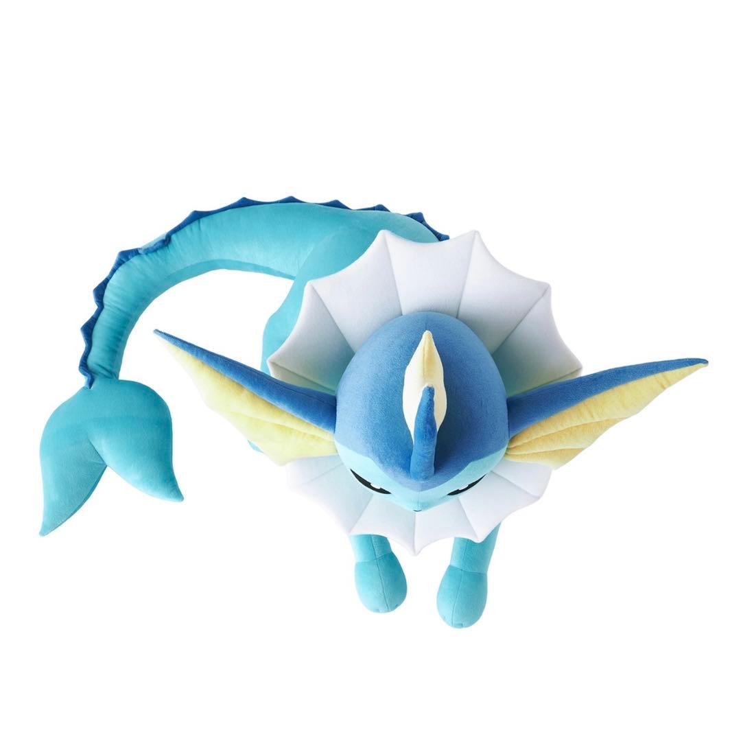 ぬいぐるみ　等身大シャワーズ　寝そべり