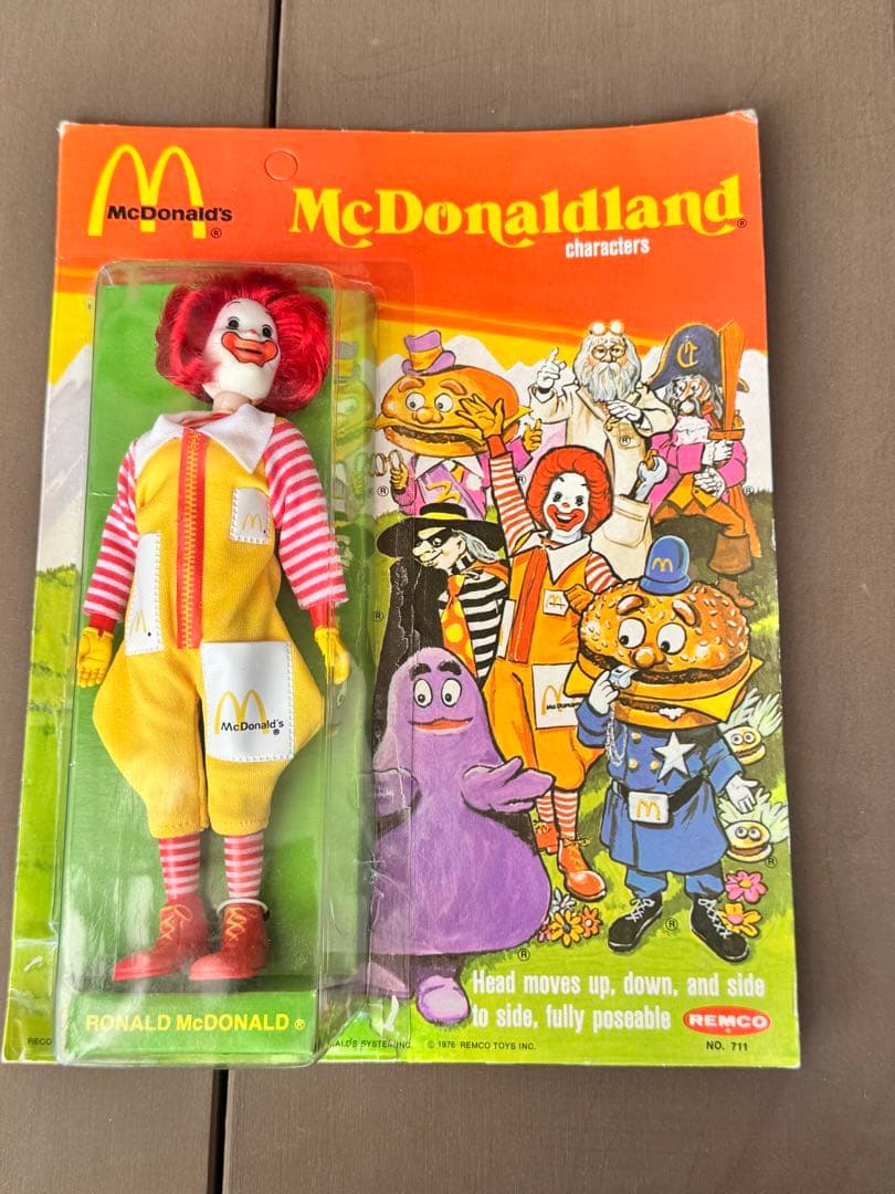 激レア REMCO 1976 マクドナルド ブリスターパック 7体 セット