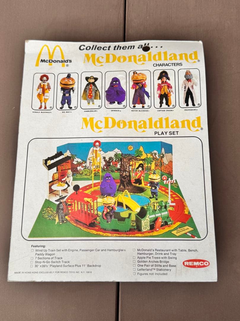 激レア REMCO 1976 マクドナルド ブリスターパック 7体 セット