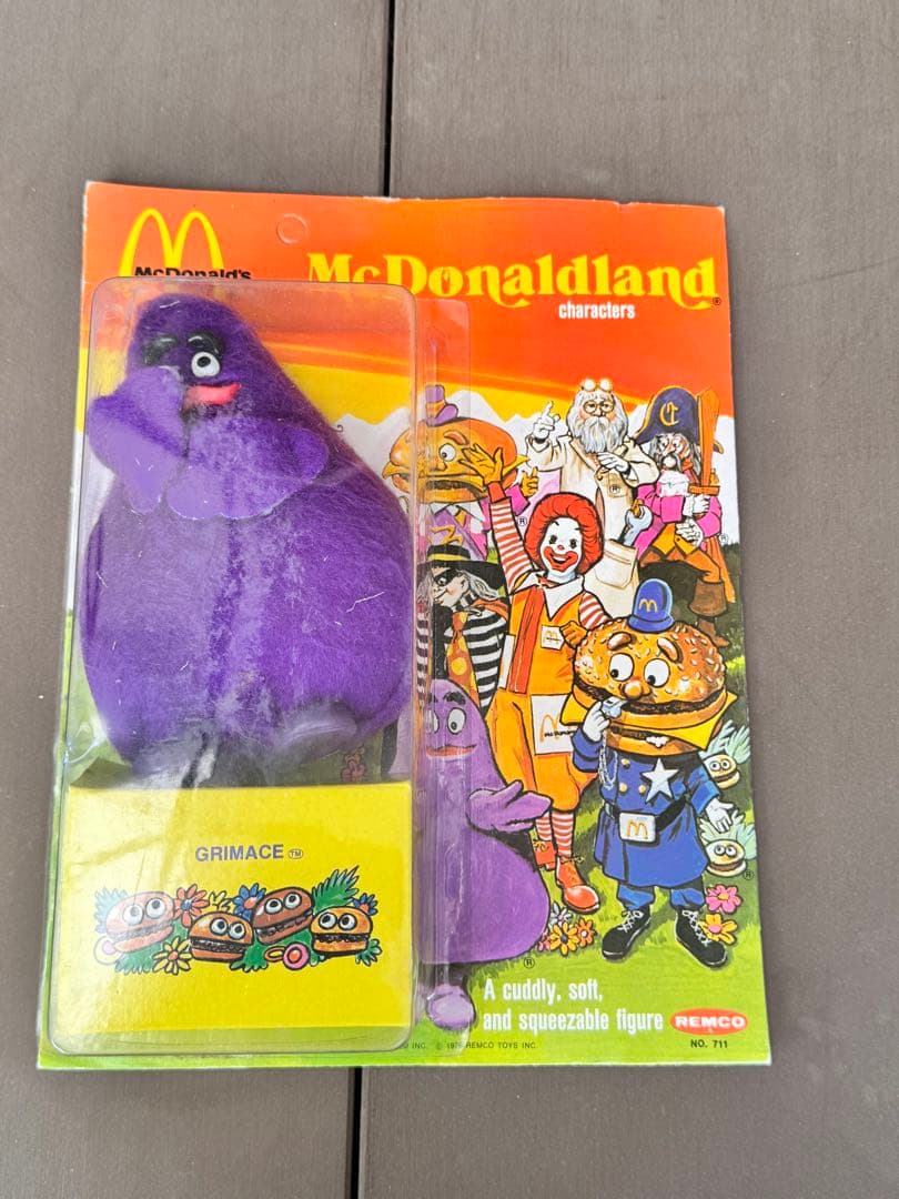 激レア REMCO 1976 マクドナルド ブリスターパック 7体 セット