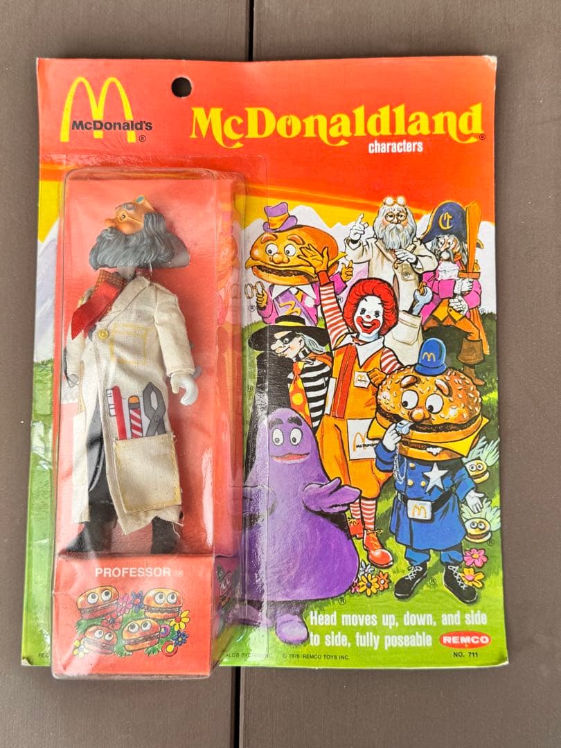 激レア REMCO 1976 マクドナルド ブリスターパック 7体 セット