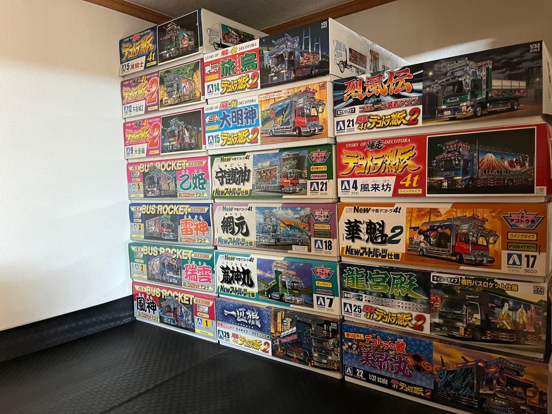 【送料込】4tデコトラ　18台セット販売 プラモデル