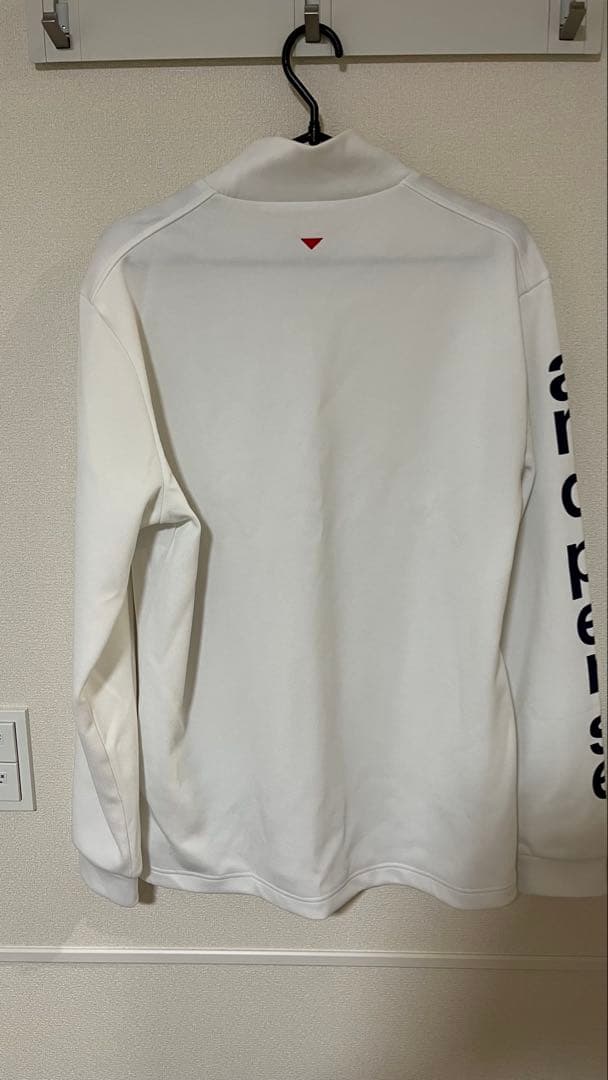 アンパスィ/and per se ロゴプリント長袖ハイネックシャツ（メンズ）