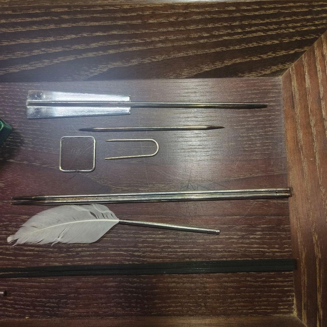 茶道具七事式 桑木香盆 織部香合 香炉 火道具セット 銀葉 香箸 全11点