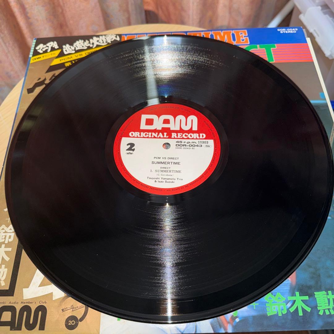 LP12in和jazz国内盤45rpm山本剛/ サマータイム 盤ジャケ帯解説良好