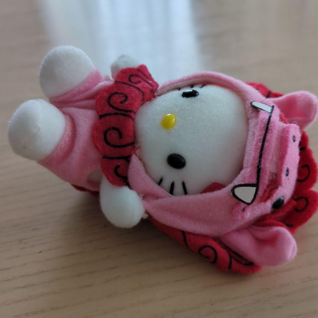 沖縄限定 ご当地キティシーサー ハローキティ 獅子衣装 ぬいぐるみ セット