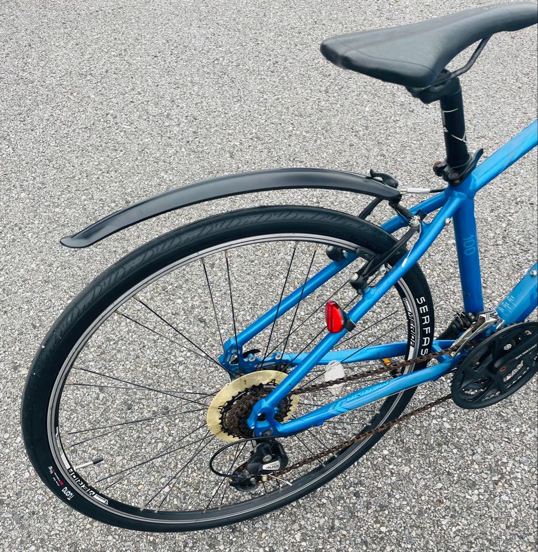 【千葉】整備済メリダクロスCROSSWAY100Rブルー新品タイヤ！引き取り歓迎