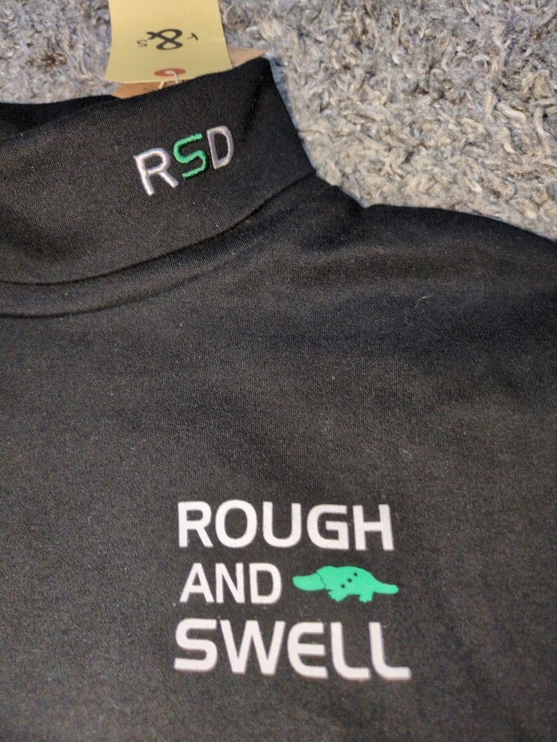 【新品未使用】★ROUGH AND SWELL★タートルネック S ブラック
