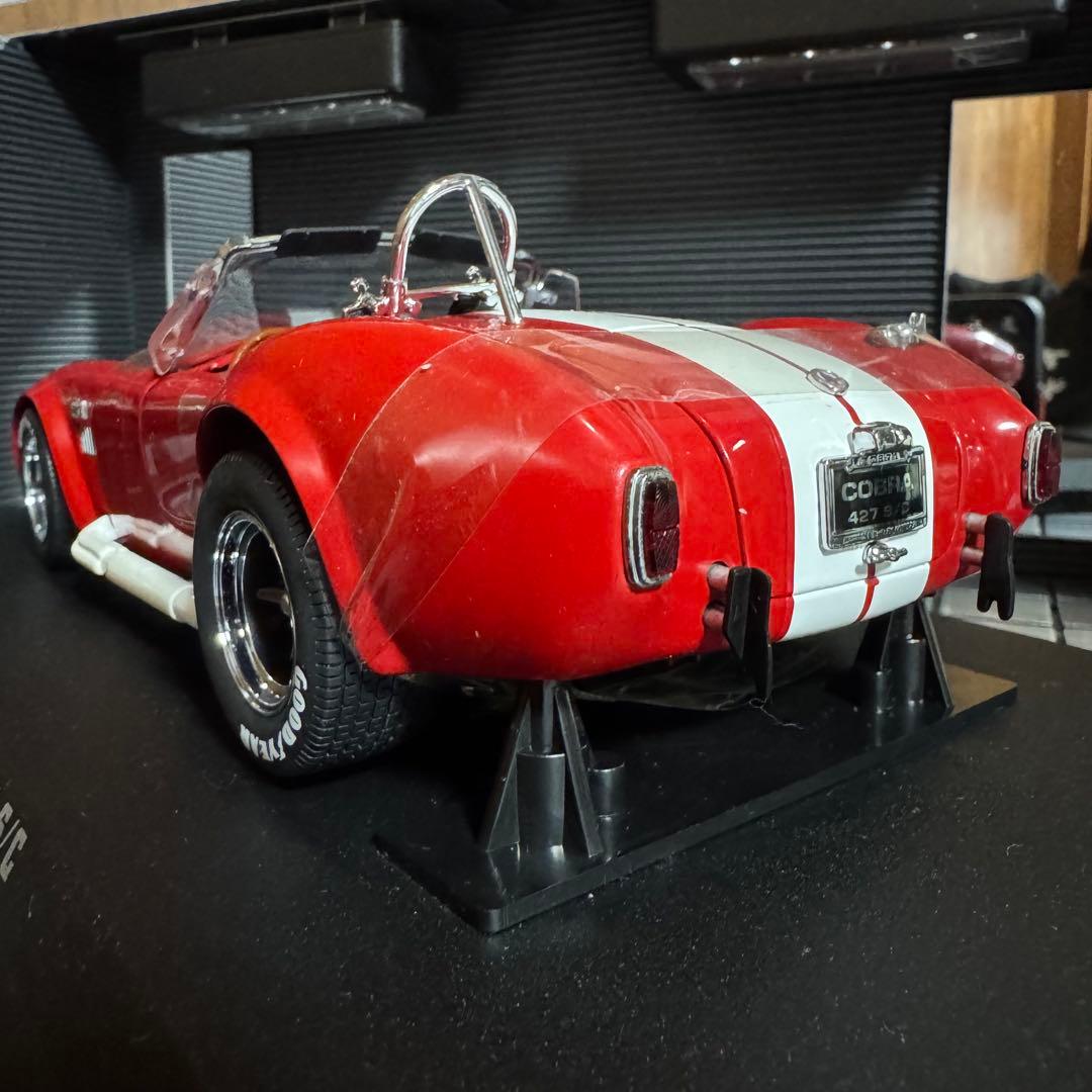 絶版未展示品 京商 1/18 シェルビー コブラ 427 S/C レーシング 赤