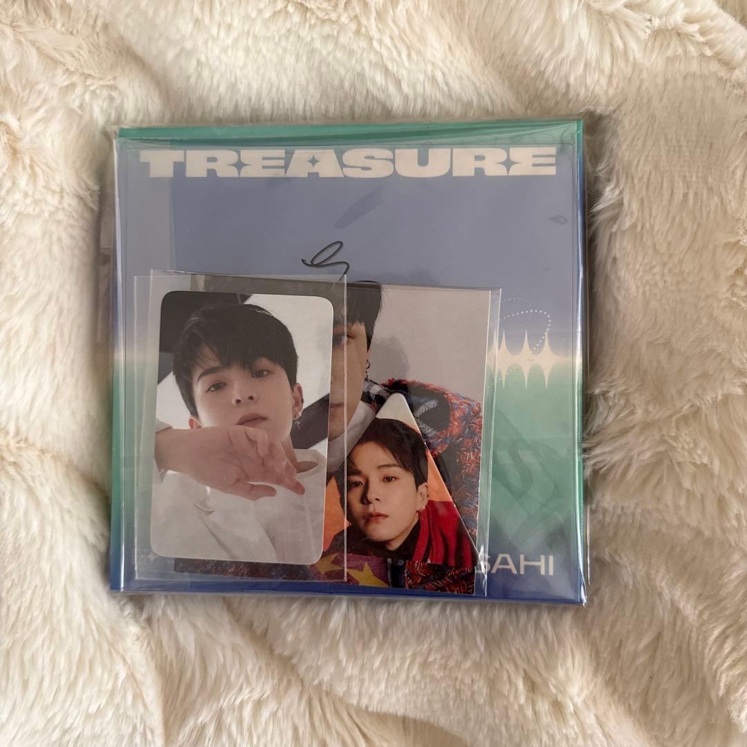 TREASURE アサヒ グッズセット ぬいぐるみ・うちわ・写真カード