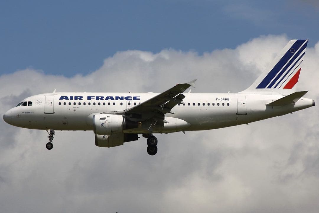 AF Air France Aviationtag A319-100 コンビ色