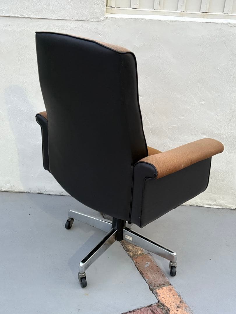 昭和レトロ ミッドセンチュリー デスクチェアPCチェア ゲーミングチェア 椅子