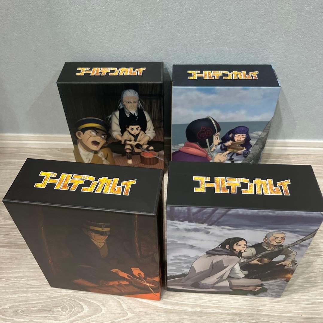 ゴールデンカムイ　DVD 全12巻 1期〜4期　box付き