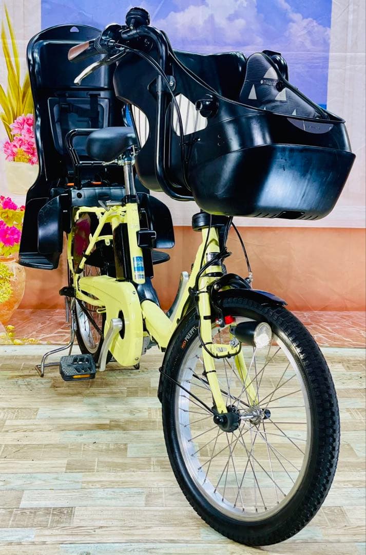 Y2226超特価！ギュット⭐️12AHパナソニック子供乗せ電動アシスト自転車