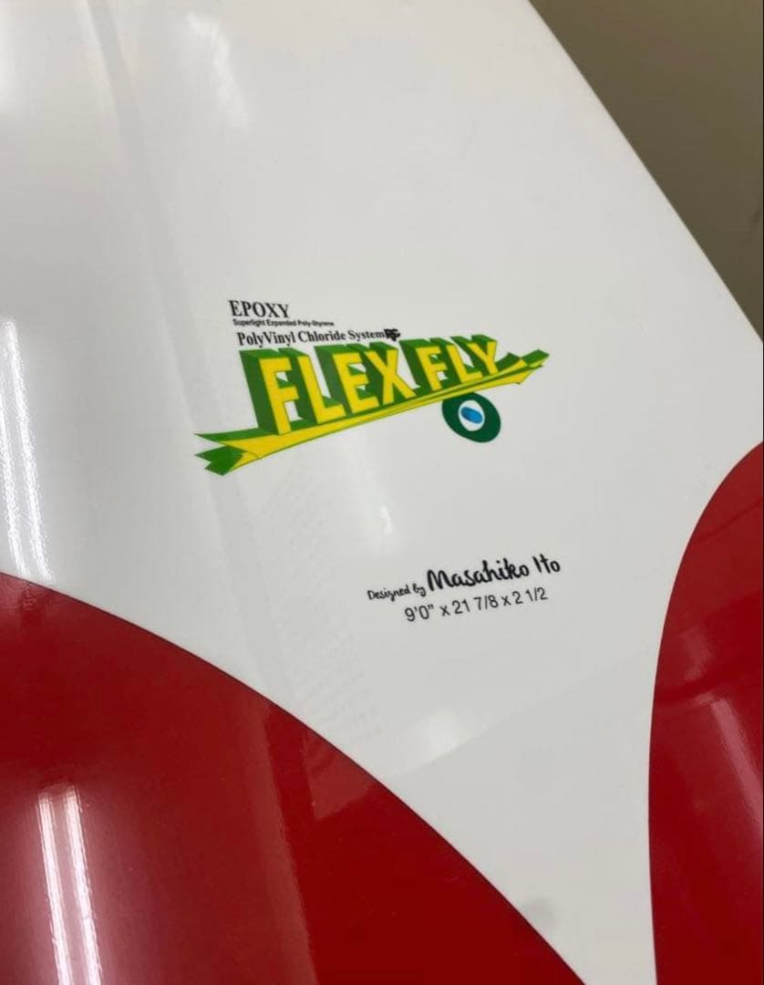 ジャスティスサーフボード フレックスフライ ロングボード 9'0 美品 手渡し可