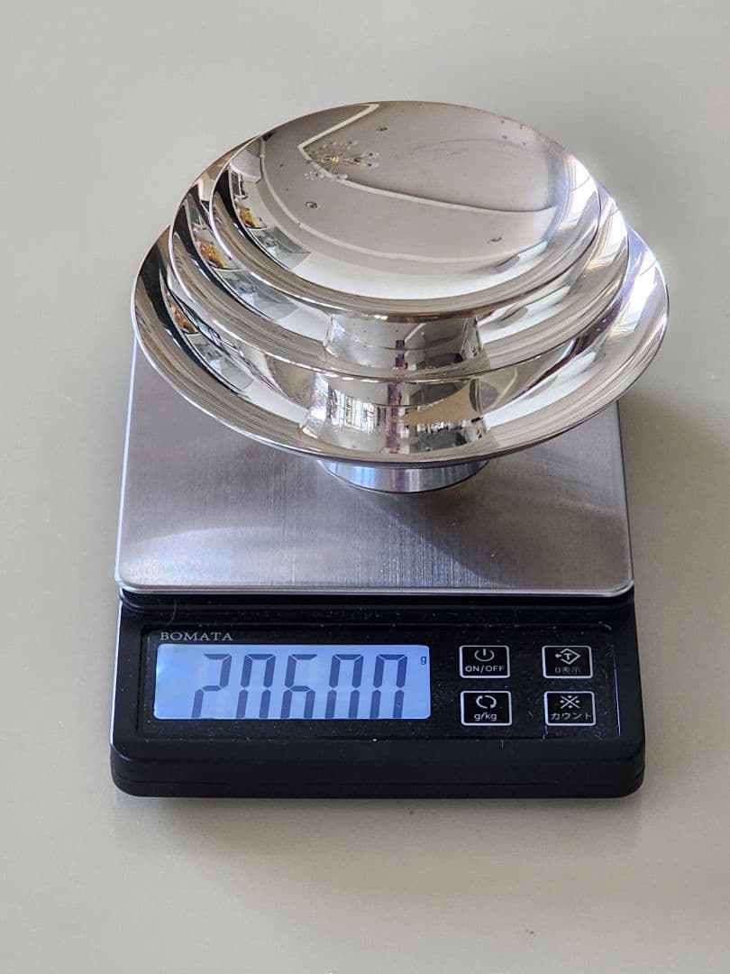 純銀 盃 206g 銀盃 箱付 銀盃