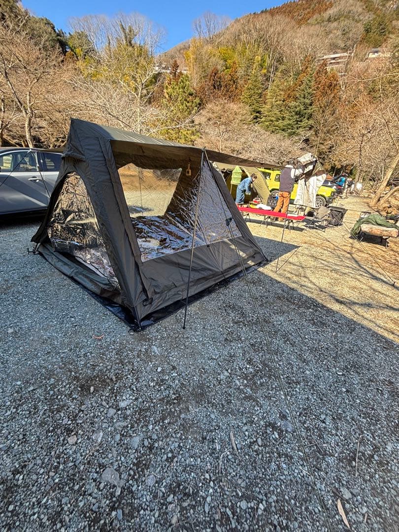 くノーみなみ　CAMVIL（ケムビル）A型フレームテント カーキ