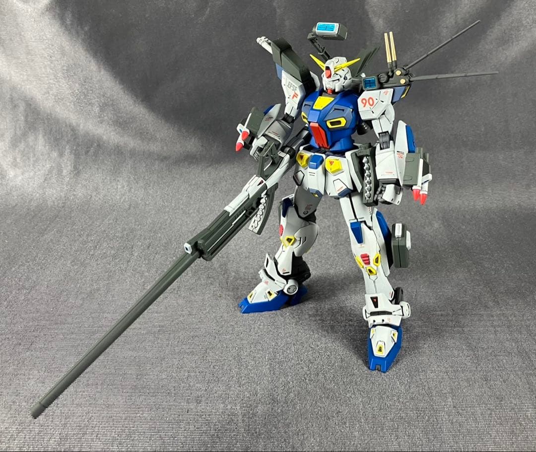 1/100 F90 GUNDAM ガンダム MG 改修 全塗装済み完成品