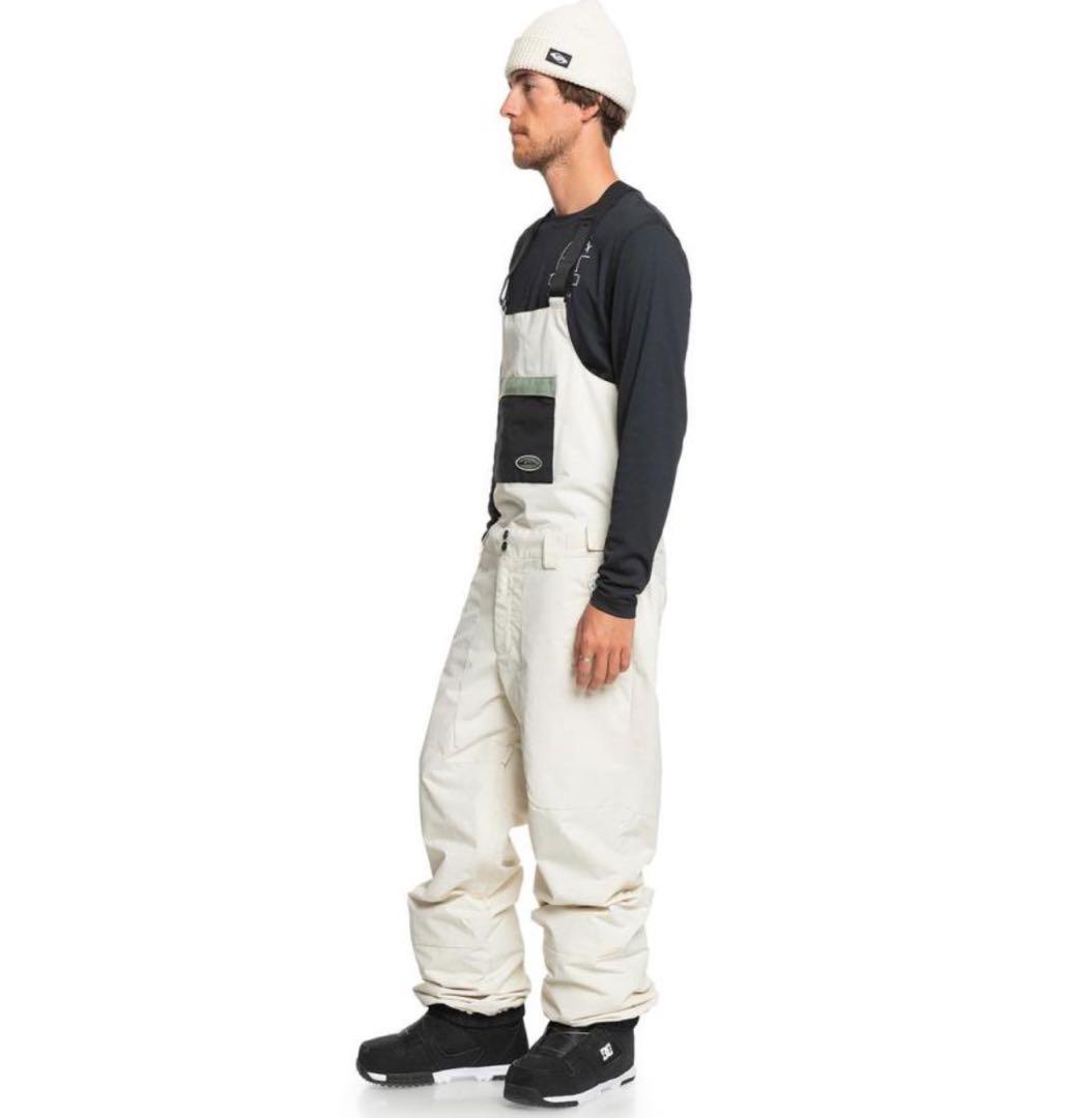 【新品未使用】Quiksilver スノーボードウェア Mサイズ　ビブパンツ