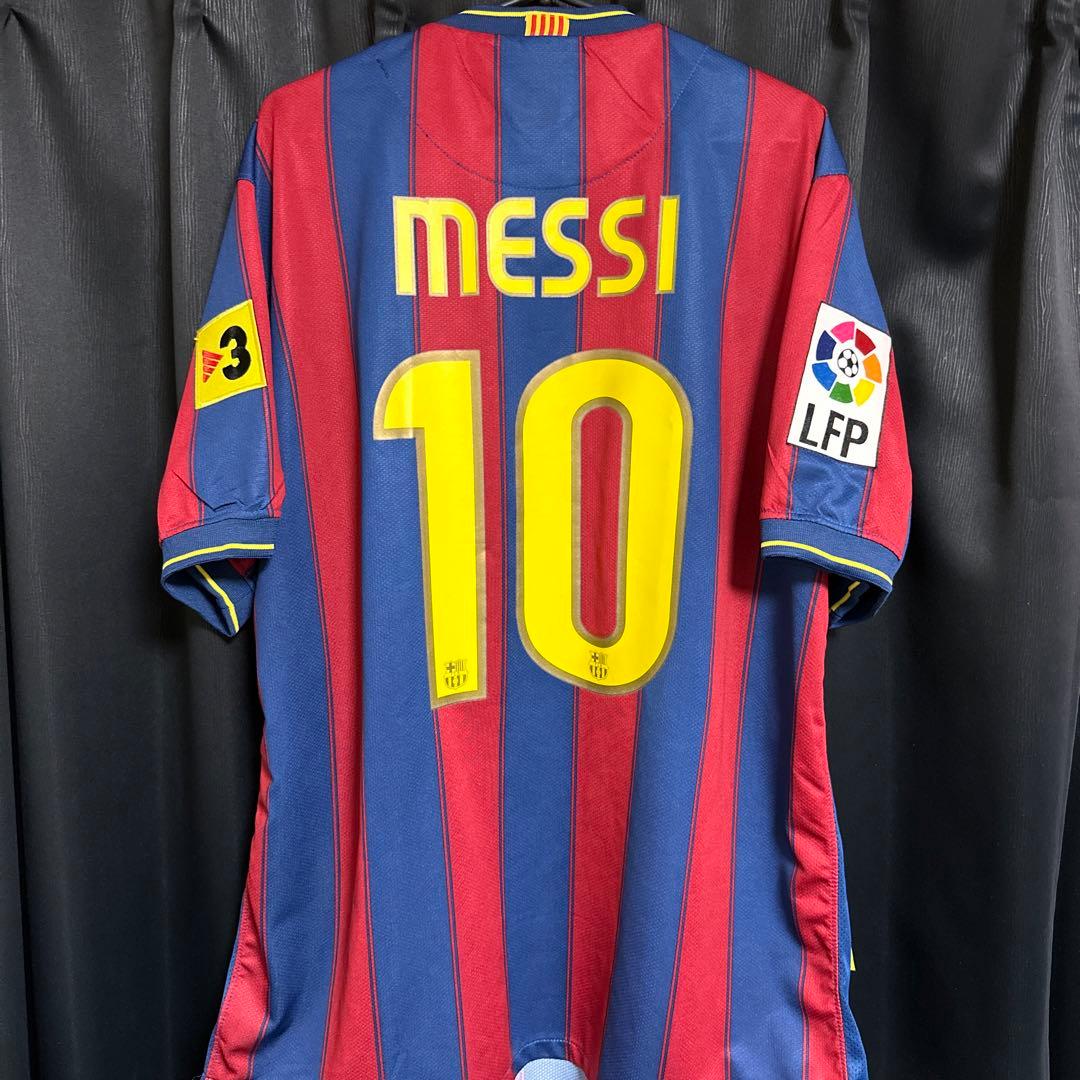 FCバルセロナ　直筆マルチサイン　ユニフォーム　証明書付き　メッシ　イニエスタ