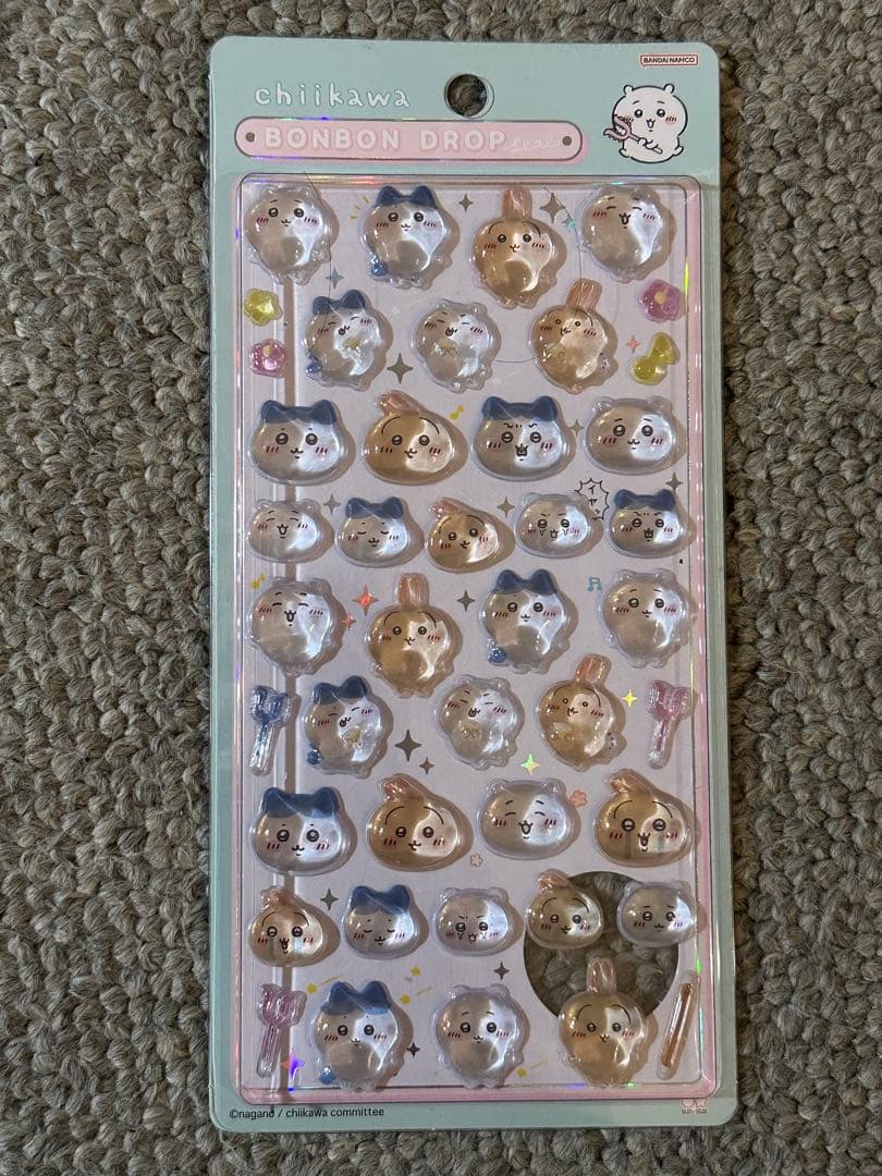 ちいかわ　ボンボンドロップシール&ウォーターシール 10枚コンプリートセット