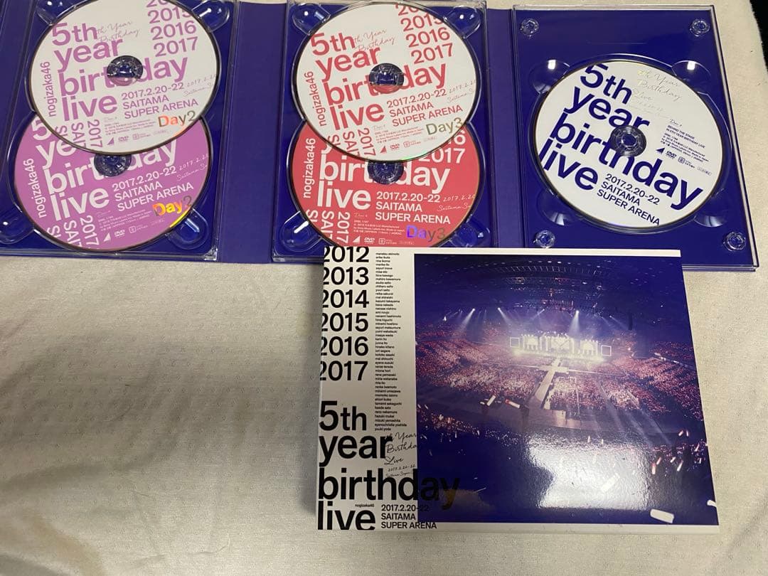 乃木坂46 ライブDVD 2th〜7th ＋東京ドーム