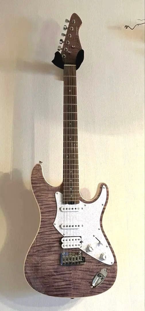 美品 AriaProII 714-AE200 エレキギター ラベンダー　パープル