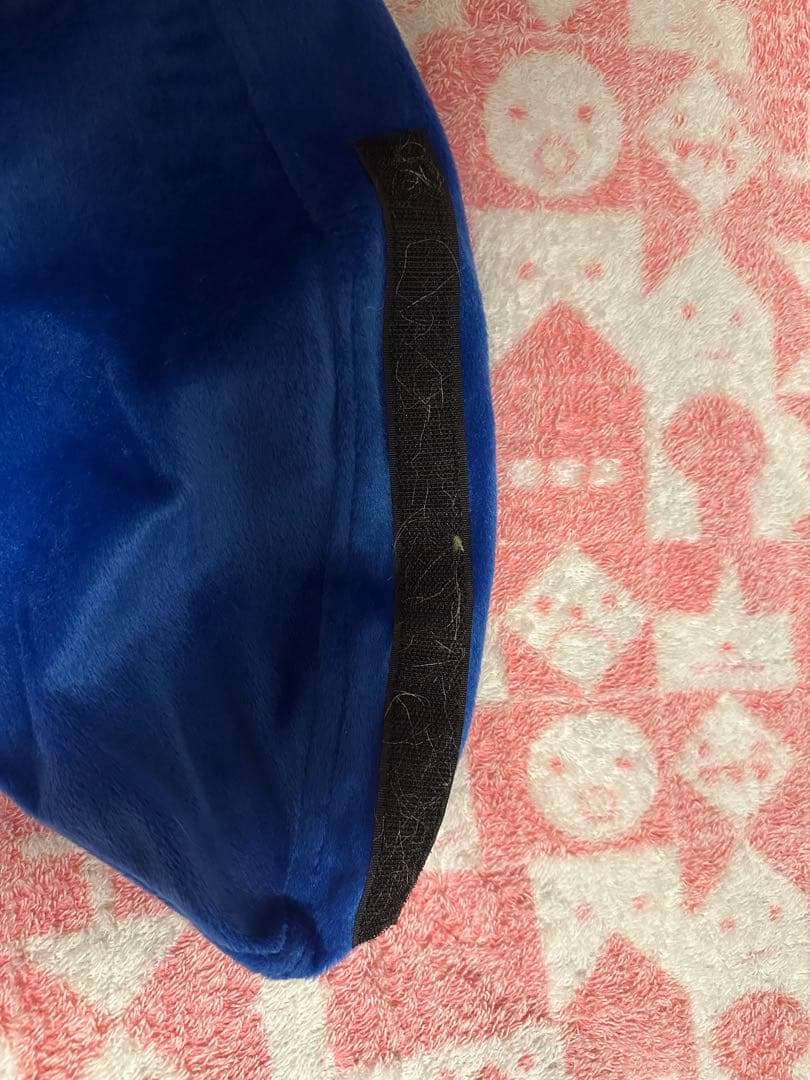 フリース エリザベスカラー ブルー XL