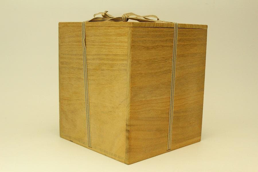 三代 徳田八十吉 作 正彦 壷 共箱 美品(ZE589)