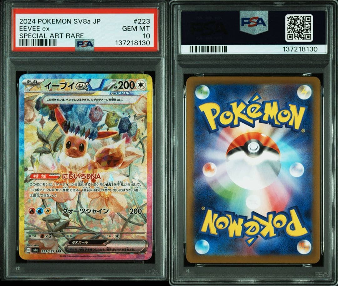 【PSA】イーブイ進化ライン SAR テラスタルフェス 10連番 ブイズ