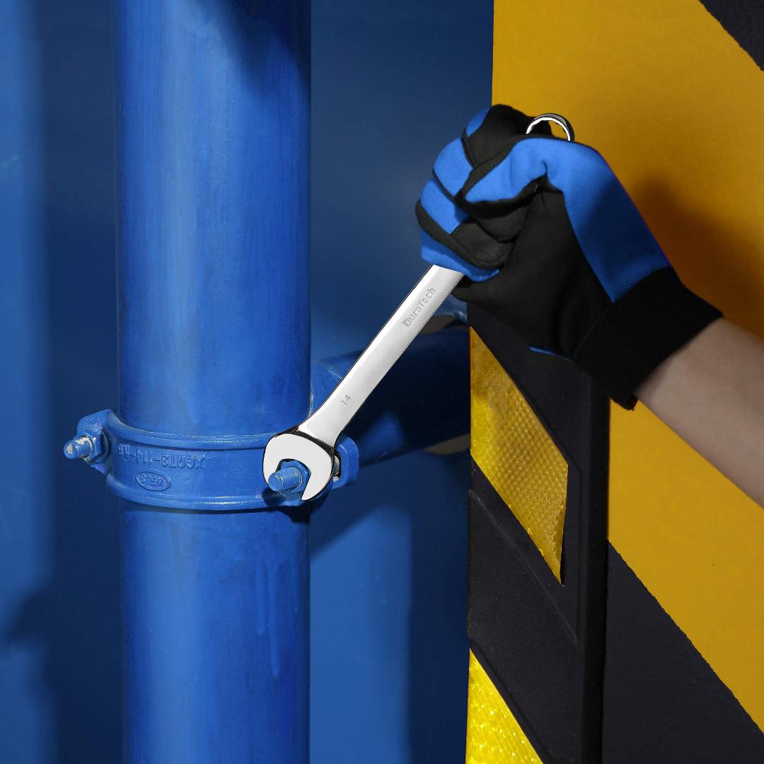 CR-V製 収納袋付き 15本組 コンビネーションレンチ スパナ 8～22mm