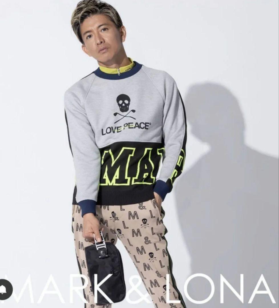 マークアンドロナ ゴルフ 半袖 モックネック ジップアップ カットソー