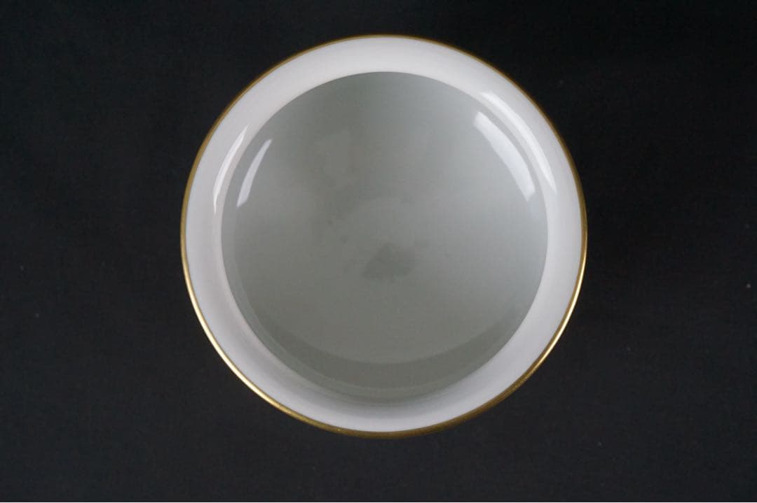 平安 三代 加藤利昇 作 萌黄金襴手 皆具 共箱 茶道具