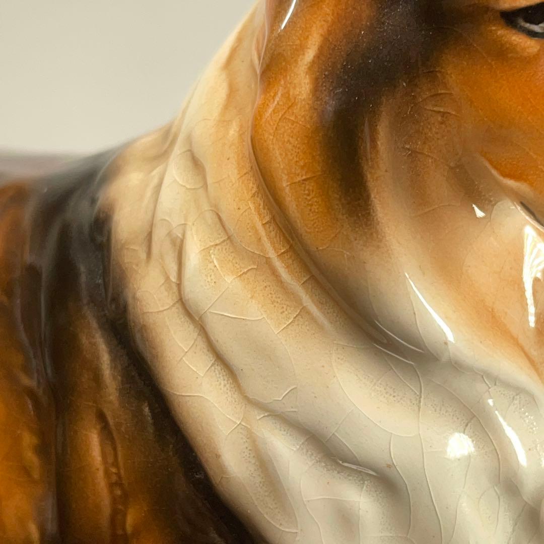 【美品・希少】加藤工芸 陶器製 犬の置物 4体セット KATO KOGEI