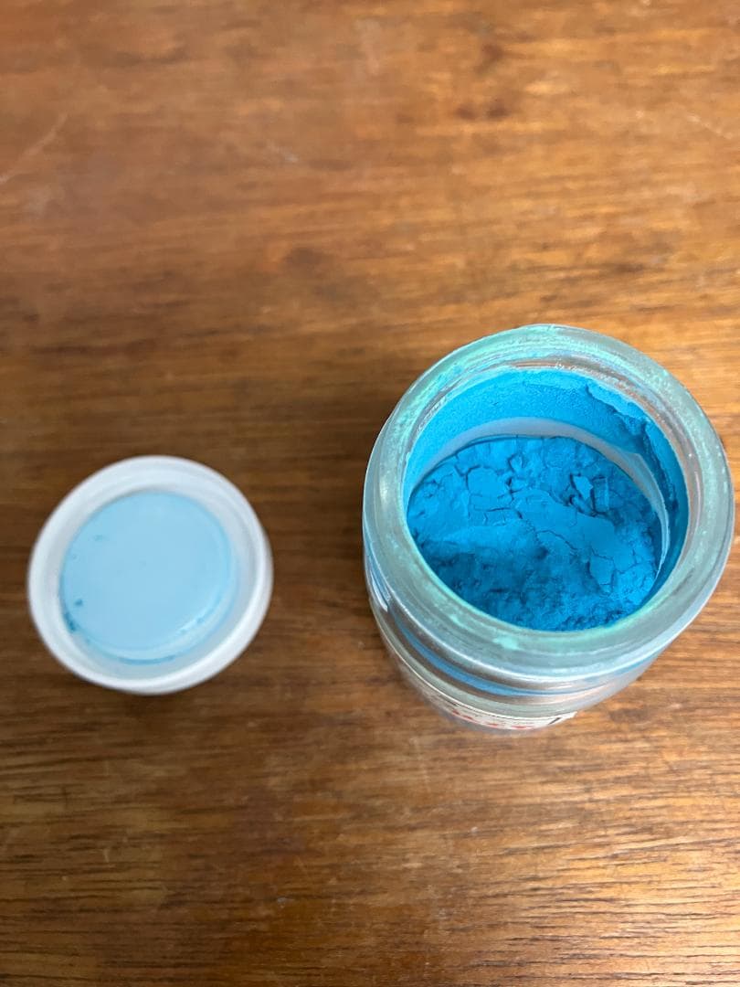 放光堂　天然　群青勝群緑　11番　約5両　岩絵具　日本画用