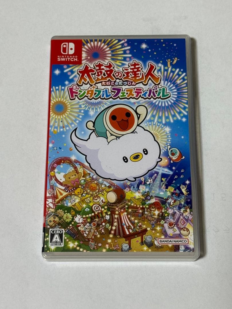 ニンテンドースイッチ 太鼓の達人ドンダフルフェスティバル＆太鼓セット