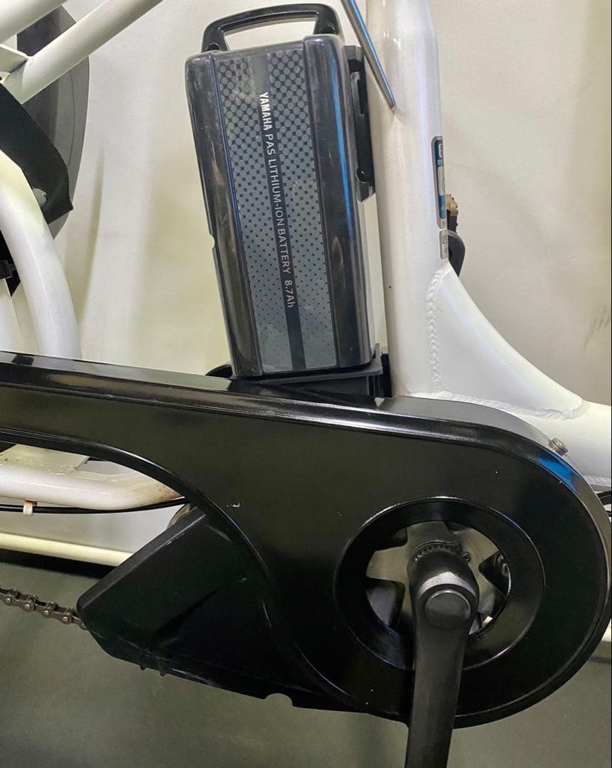 1年保証　送料無料　ヤマハ　パスバビー　20インチ　白色　電動アシスト自転車