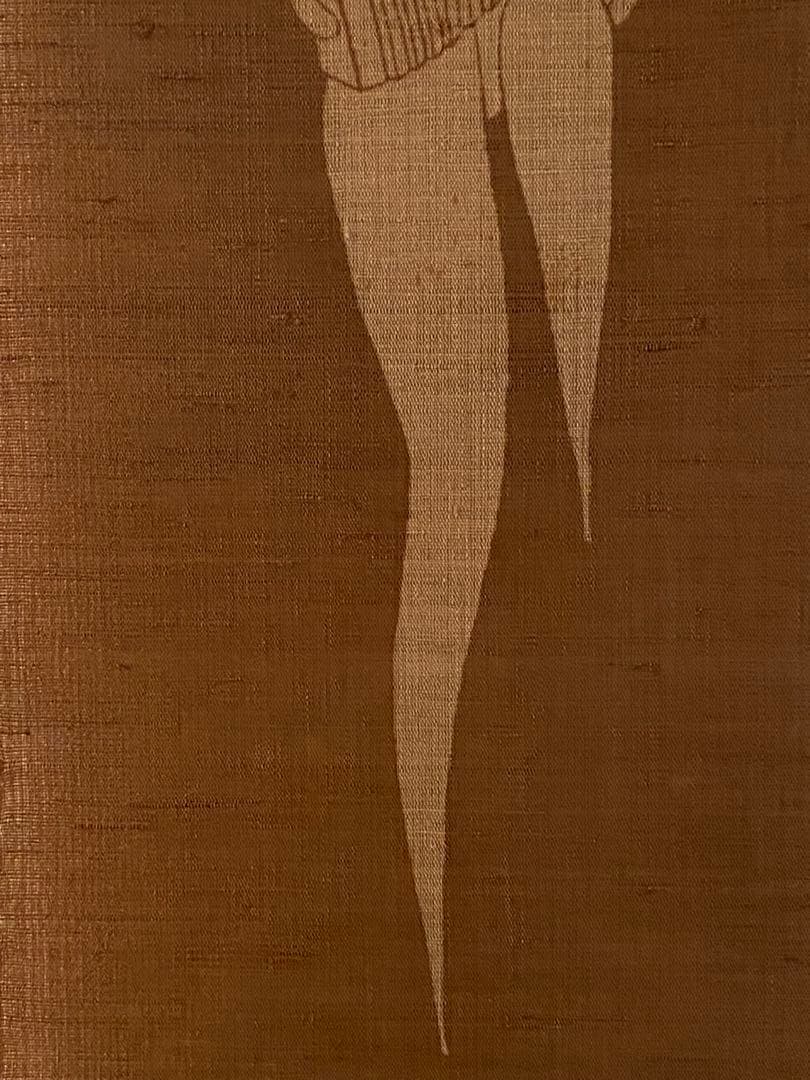 望月通陽　草木染めタペストリー　「奏でる器」からー　「バンドネオン」