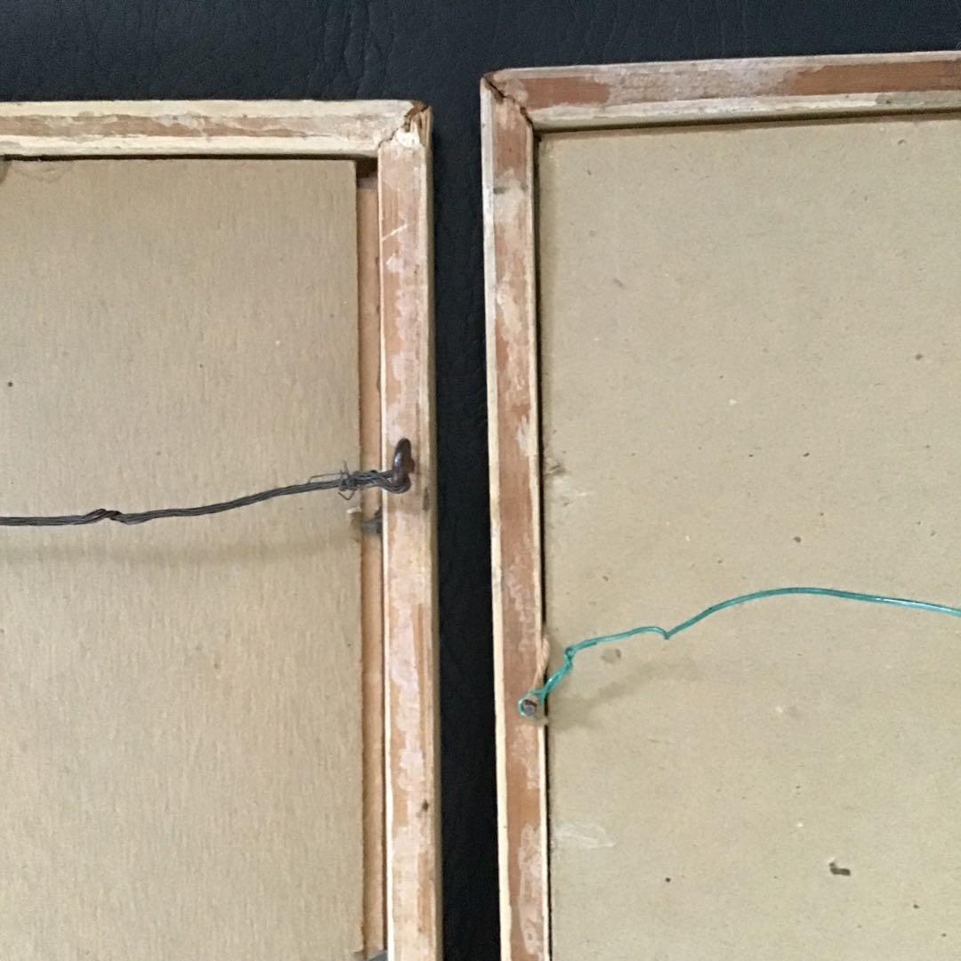 40s 50s バンビ ＆ サンバー ビンテージ 絵画 W.D.P.