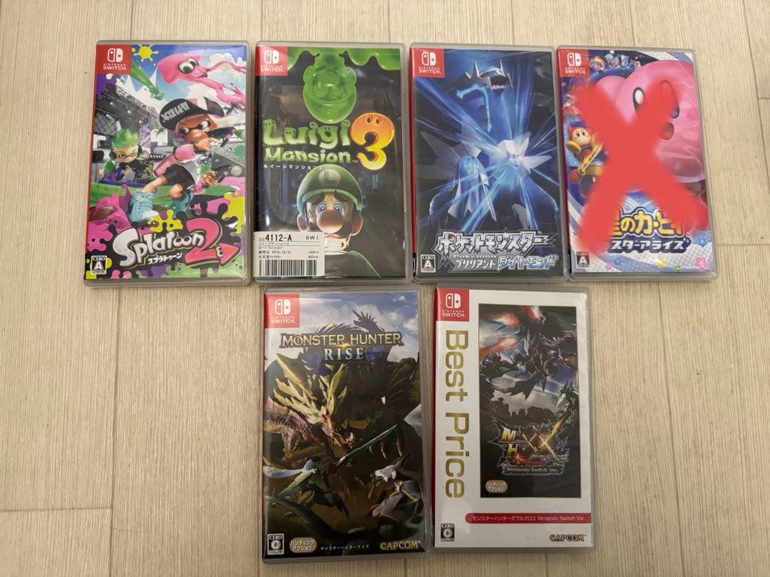 Nintendo Switch 本体 + ゲーム5本セット