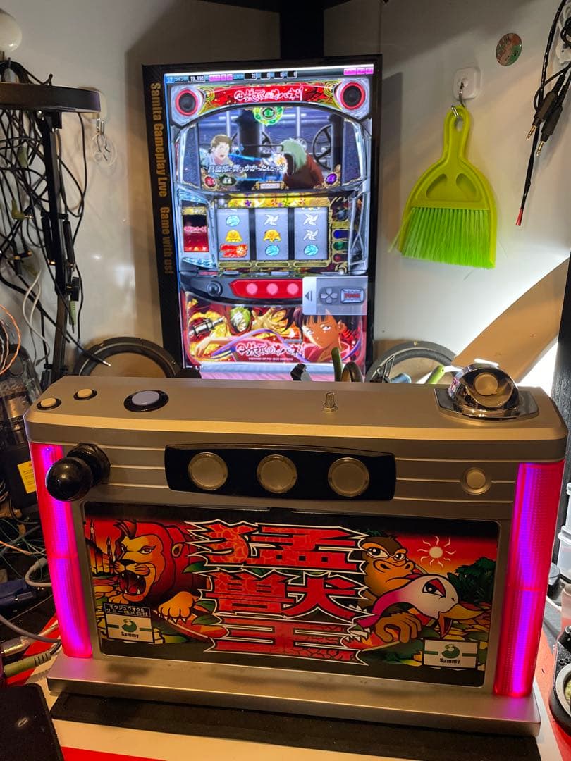 サミタ専用コントローラー 猛獣王モデル スピーカー内蔵 レバー＆両サイドLED