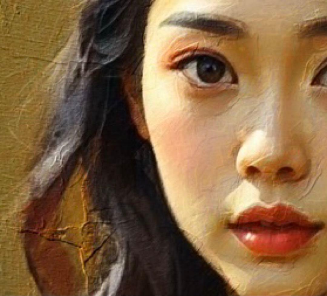 【最高傑作！】美しくなびく髪と共に〜赤いドレスの女性〜