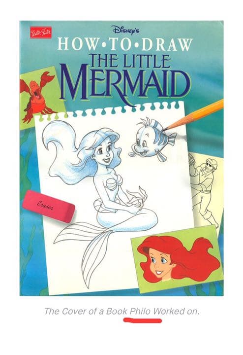 ディズニー リトルマーメイド 原画 ２枚セット