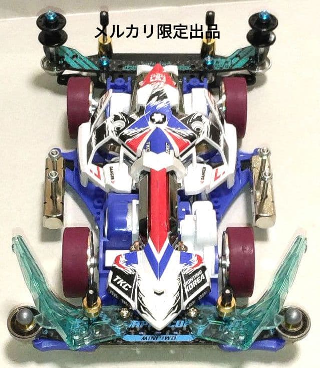 【出品期間延長】ミニ四駆　マッハフレーム　ブルーシャーシ　レーザーパーツ　純正