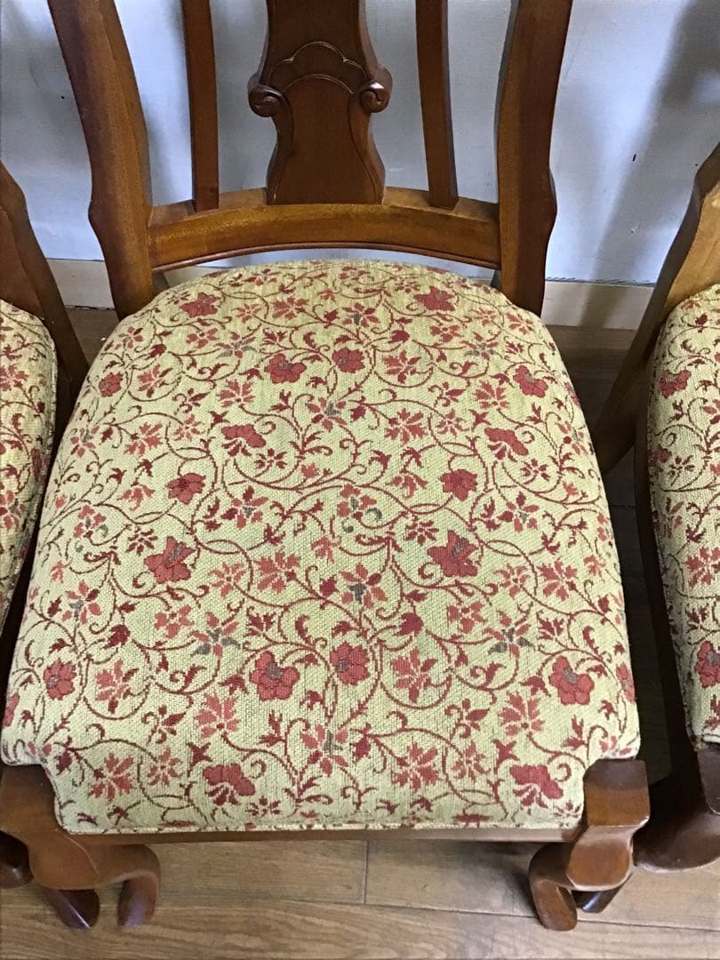 H☆管186☆イギリス☆英国☆アンティーク☆ダイニングチェアー☆4脚