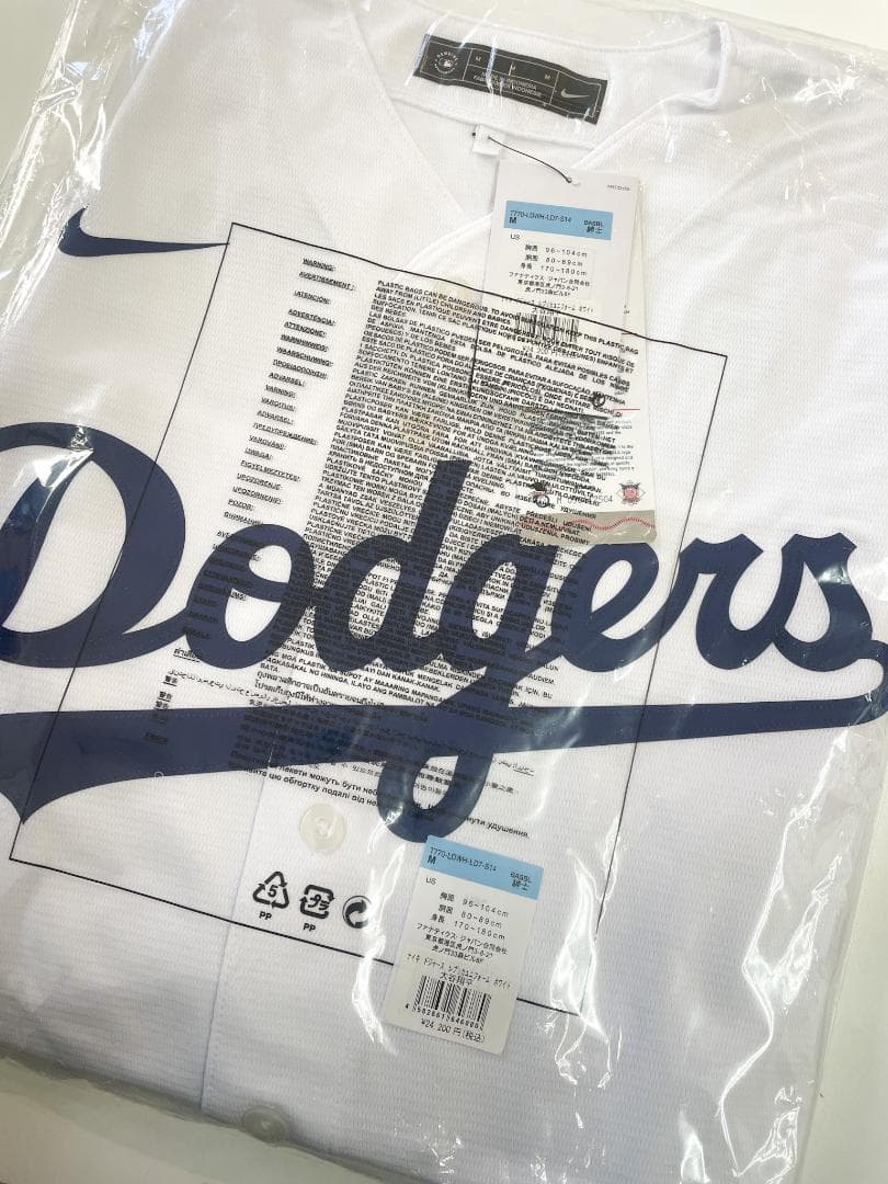 新品 DODGERS 公式ユニフォーム 17 大谷翔平 M サイズ NIKE